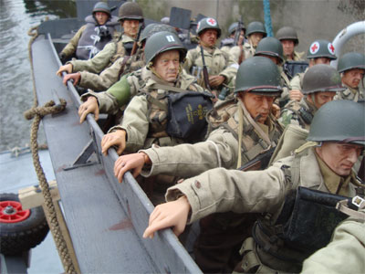 La maquette au 1/6ème du LCVP